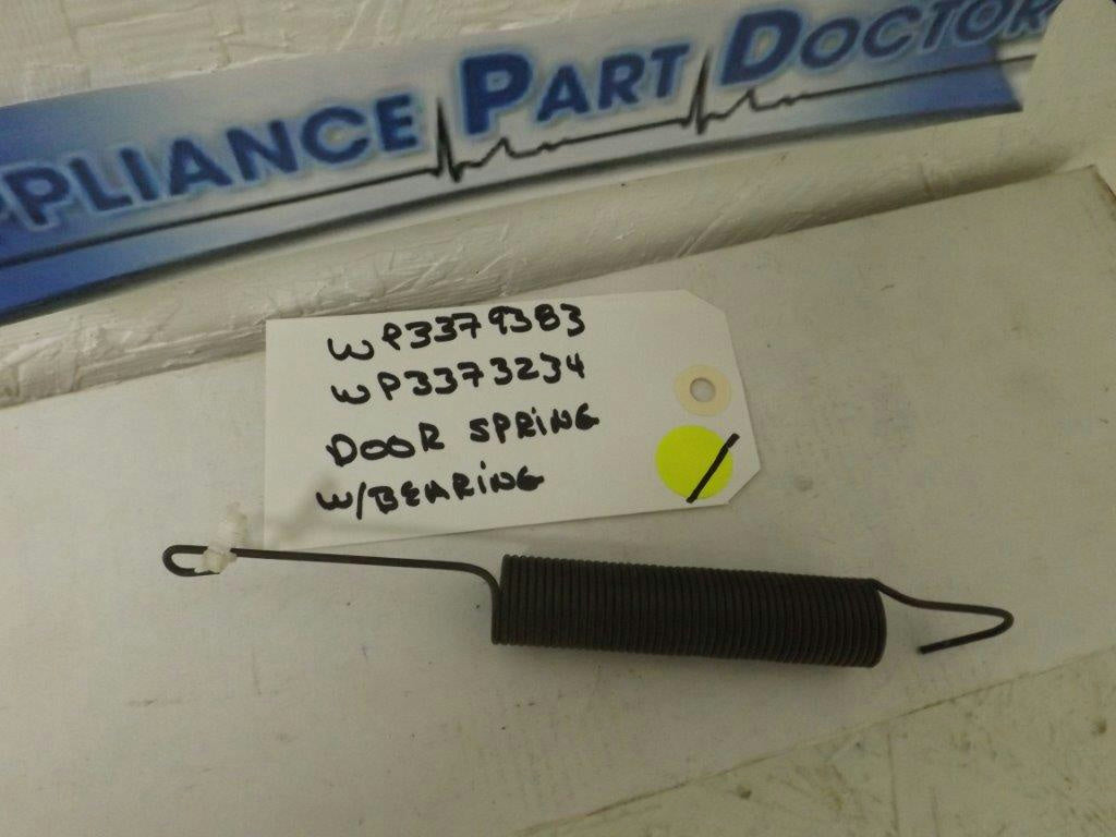 KENMORE WHIRLPOOL DISHWASHER WP3379383 WP3373234 DOOR SPRING W/BEARING USED KENMORE WHIRLPOOL DISHWASHER WP3379383 WP3373234 DOOR SPRING W/BEARING USED